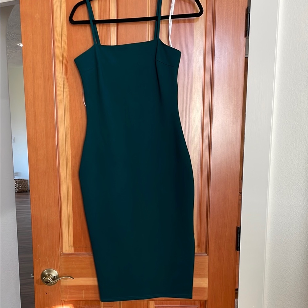 Lulus Elegant  Teal Sleeveless Dress